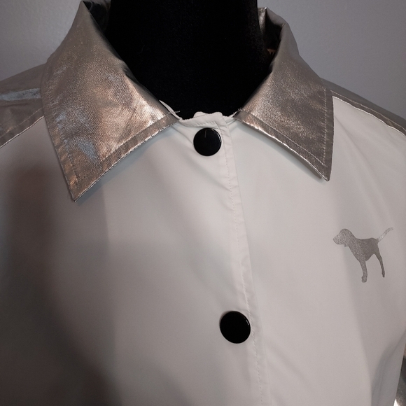 Pink Victoria Secret Jacket/Windbreaker Size XS Oversize - Picture 5 of 15